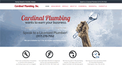 Desktop Screenshot of cardinalplumbinginc.com